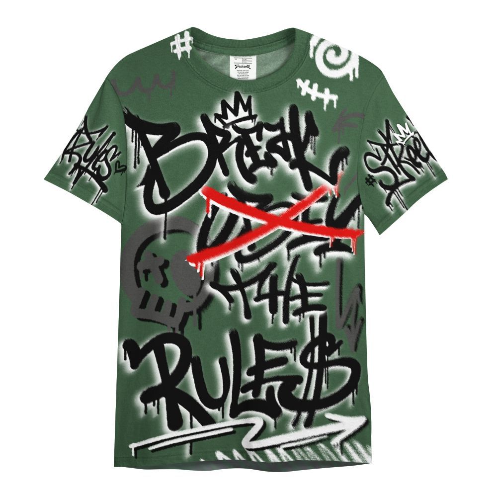 Shirt To Match Dunk Low Skateboards Black - Break Rules Streetwear All Over Print