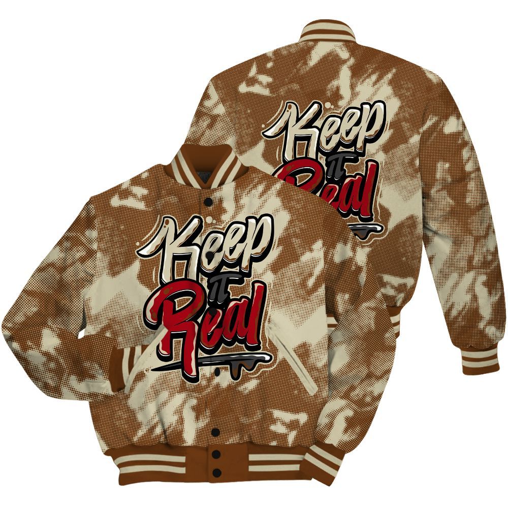 Varsity Jacket To Match Archaeo Brown 5s Shirt - Keeping It Reals Shirt Unisex Oufit All Over Print