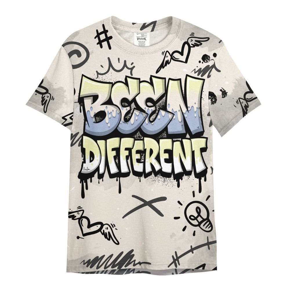 Shirt To Match Luminous Green 5s - Drip Been Di2ferent All Over Print