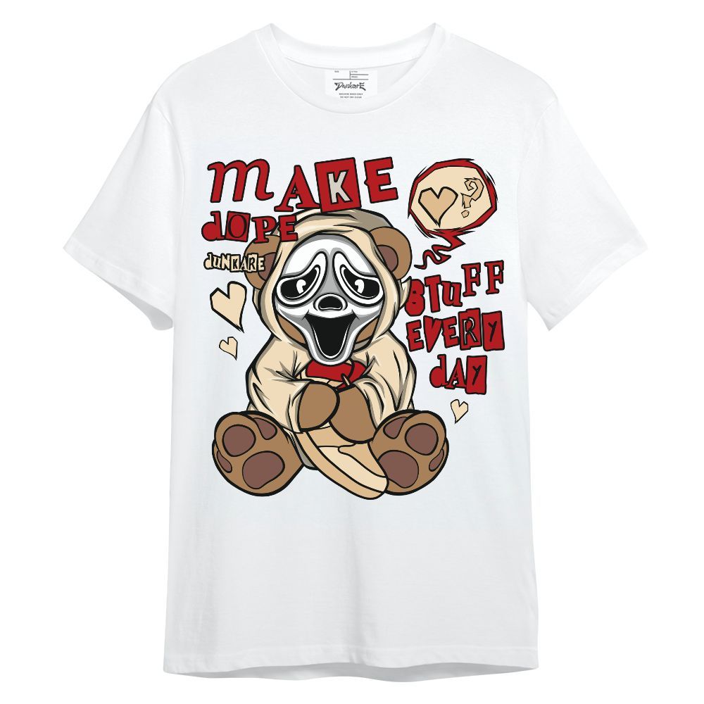 Shirt To Match Dunk Low Strawberry Waffle - Make Dopes Bear Unisex Shirt