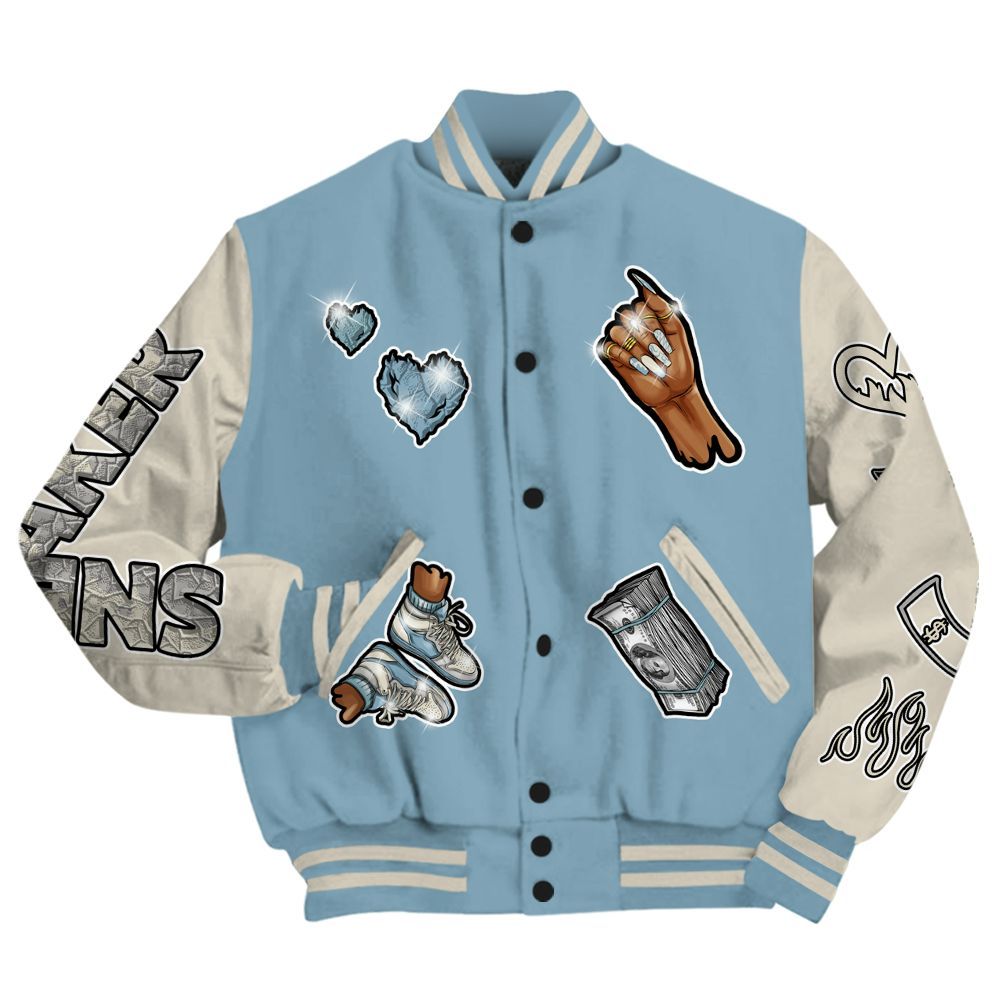 Varsity Jacket To Match Retro SoleFly 13s - Sneakerz Girlz All Over Print