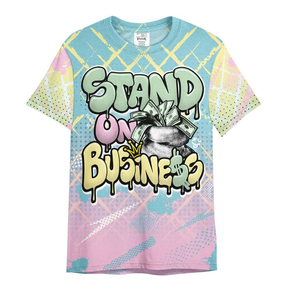 Shirt To Match SB Dunk Low Visty - Halftone Stand Business Dripping All Over Print
