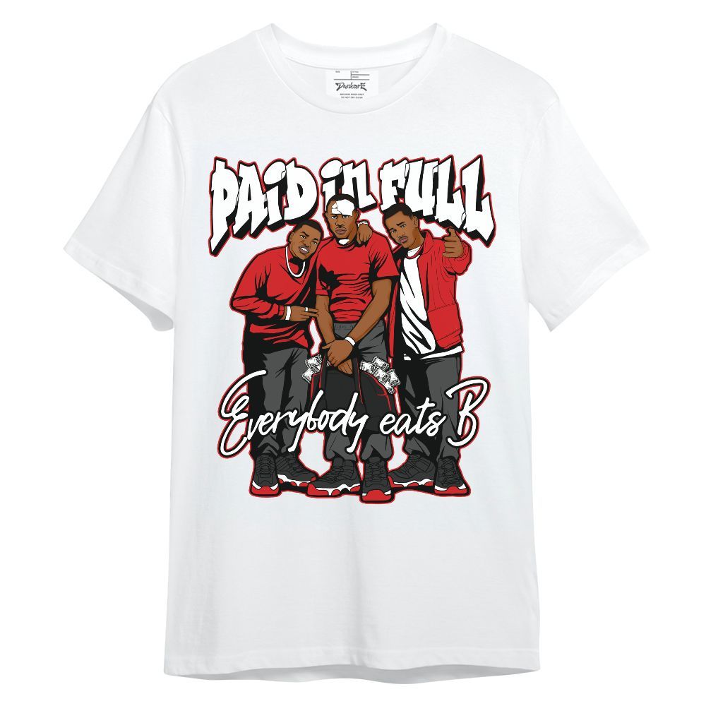 Shirt To Match Low Bred 11s - Paid In Full Money