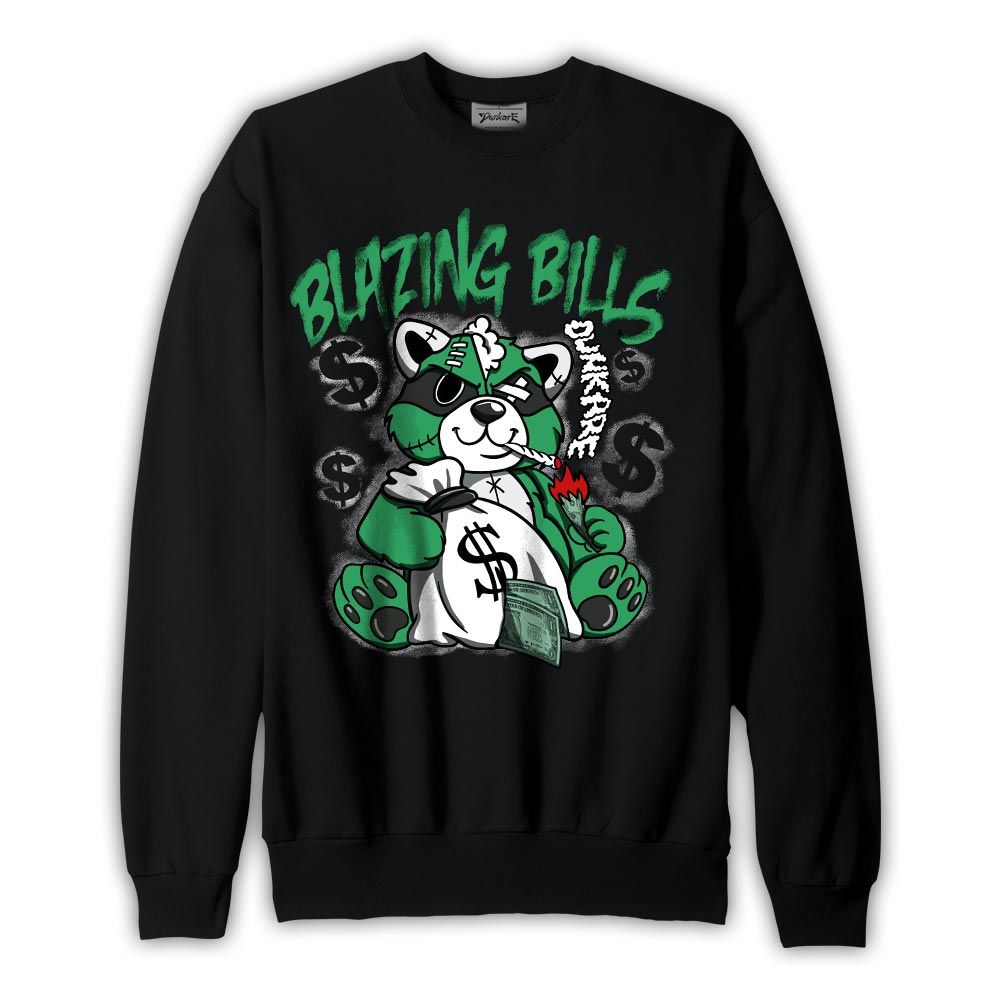 Sweatshirt To match Sweatshirt Blazing Bills Raccoon, 3 Green Glow Sweatshirt To Match Sneaker 1704 DNY