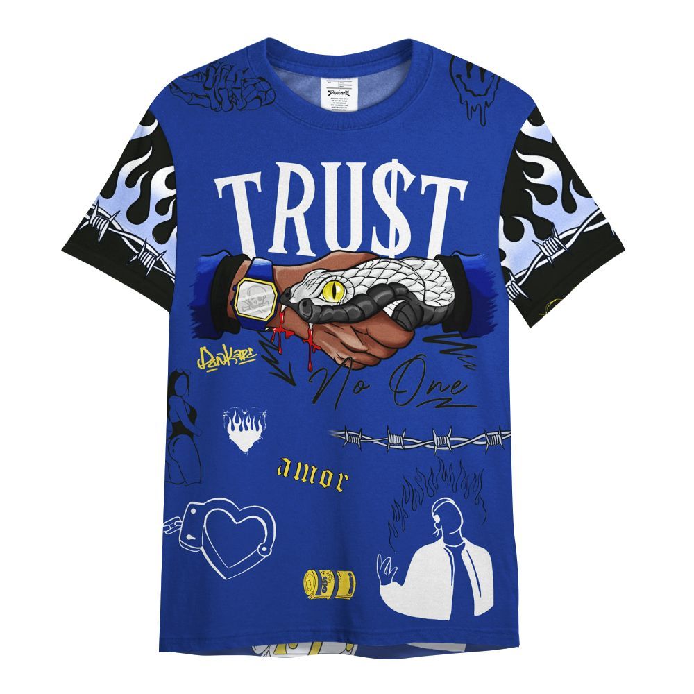 Shirt To Match Laney 14s - Snake Trust No One All Over Print