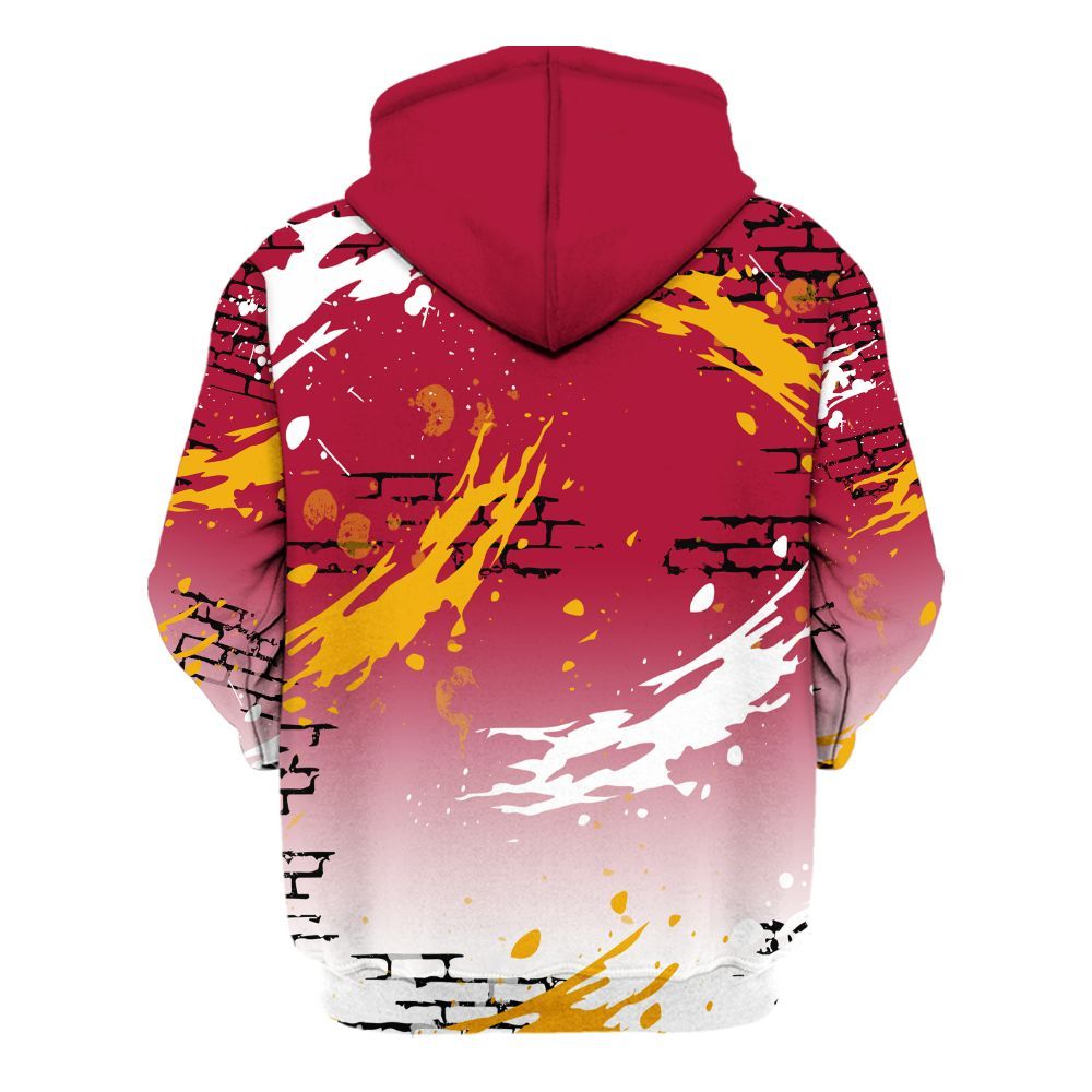 Hoodie To Match Cardinal 7s - Values Of Loyalty Drip All Over Print