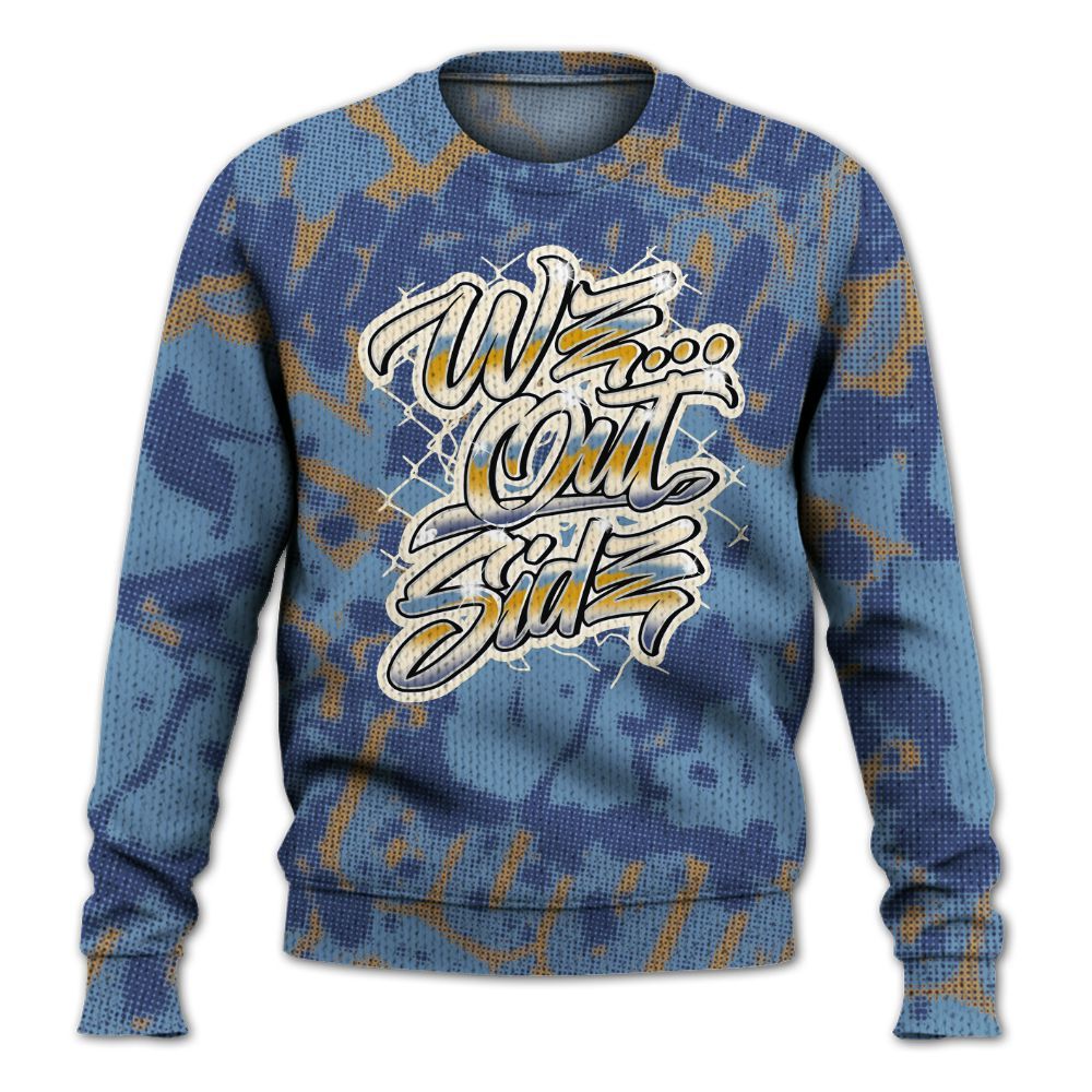 Knitted Sweater To Match High OG First In Flight 1s - We OutSider Graphic Street