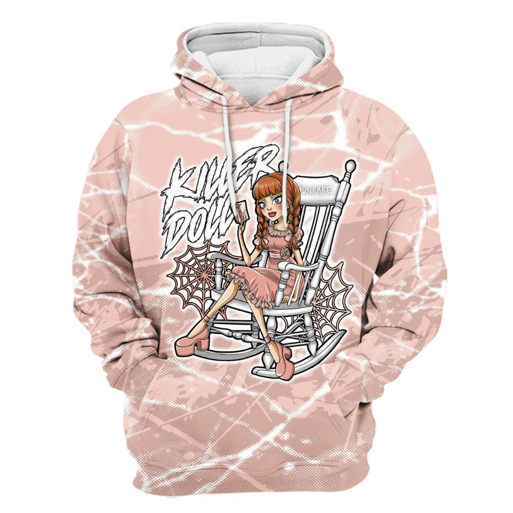 Hoodie To Match Low Legend Pink 11s - Killer Doll-A Halloween Profound All Over Print