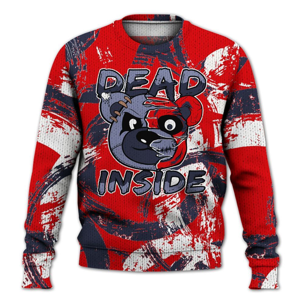 Knitted Sweater To Match Low OG Howard Bison 1s - Lifeless Bear Circle Slpash