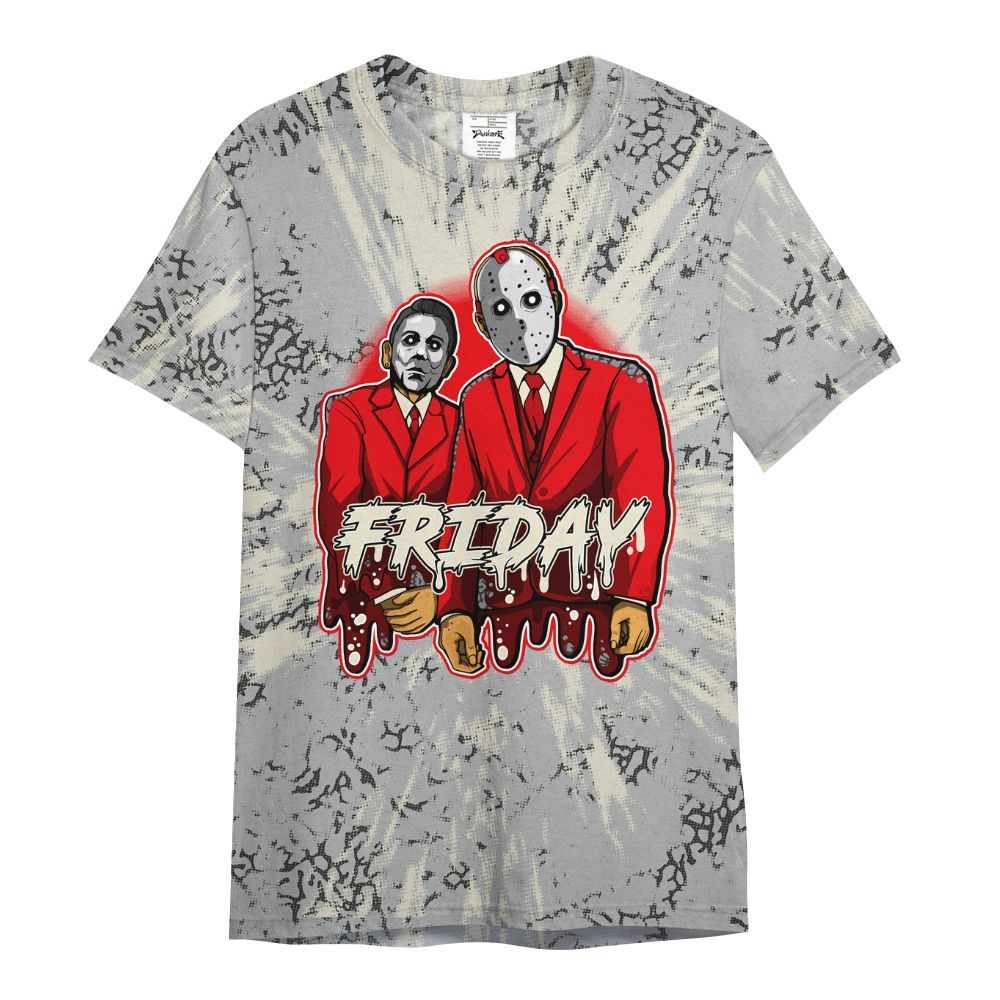Shirt To Match Cement Grey 3s - Friday Halloween Graphic Luxury All Over Print