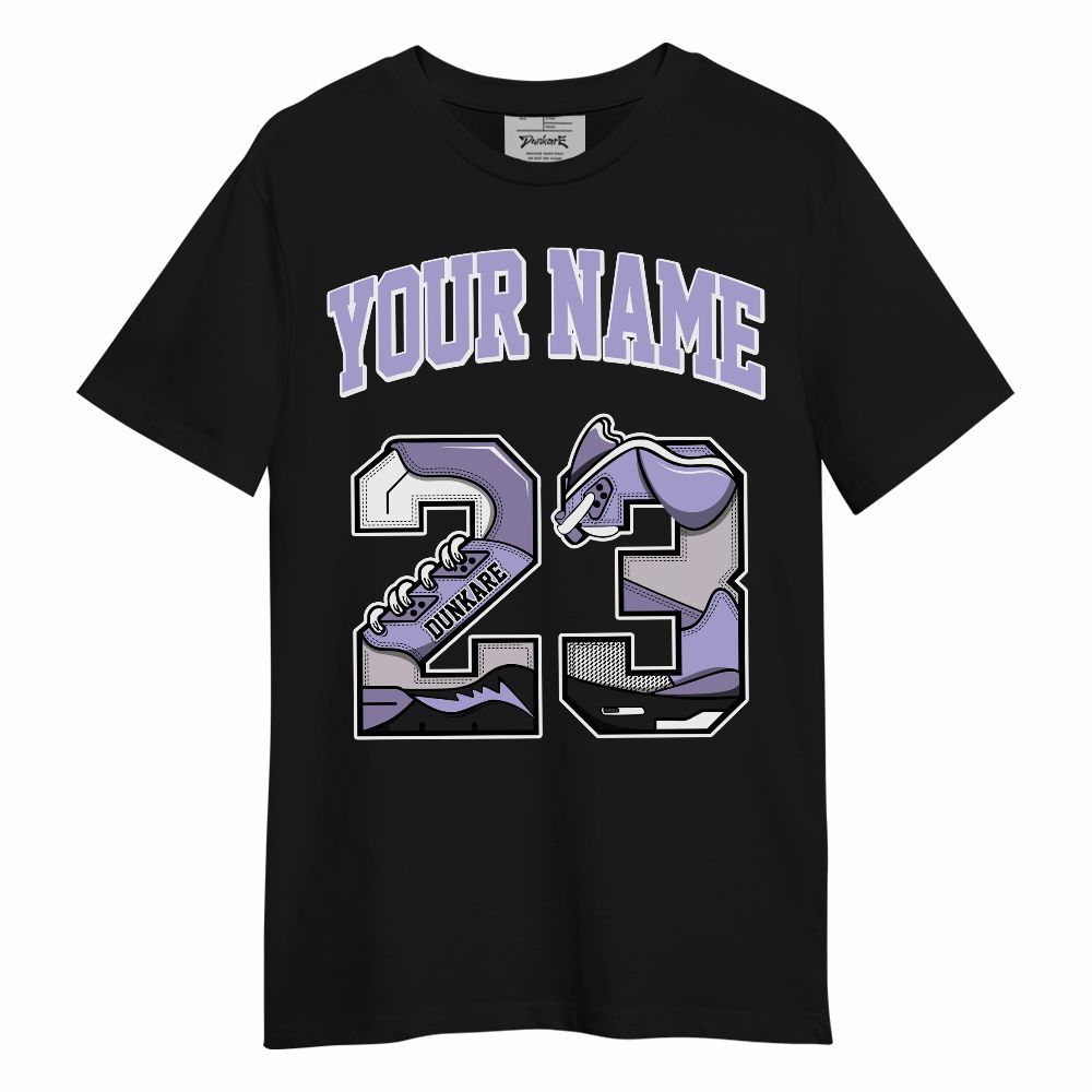 Shirt To Match Low Pure Violet 11s - Custom Name Number 23 5s Unisex Shirt