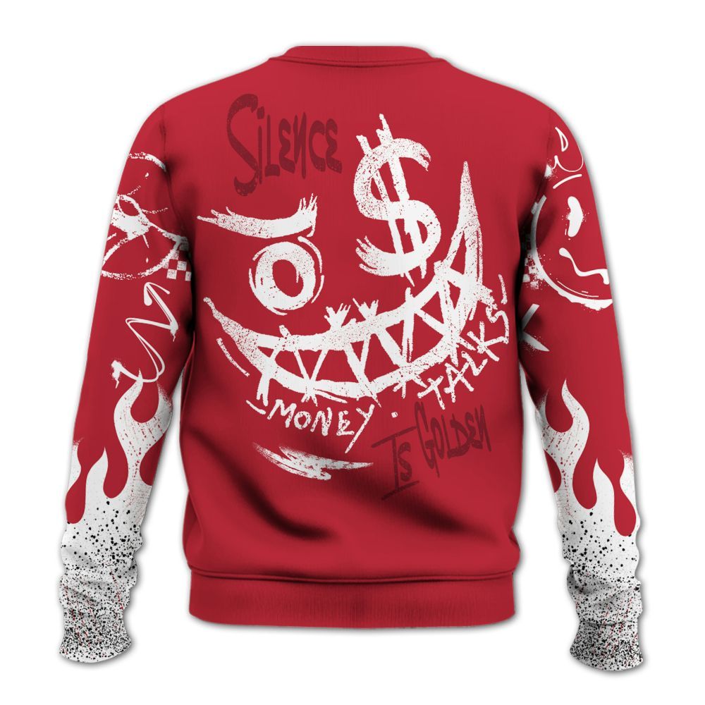 Sweatshirt To Match Red Flint 13s - Mouth Burning Street Style All Over Print