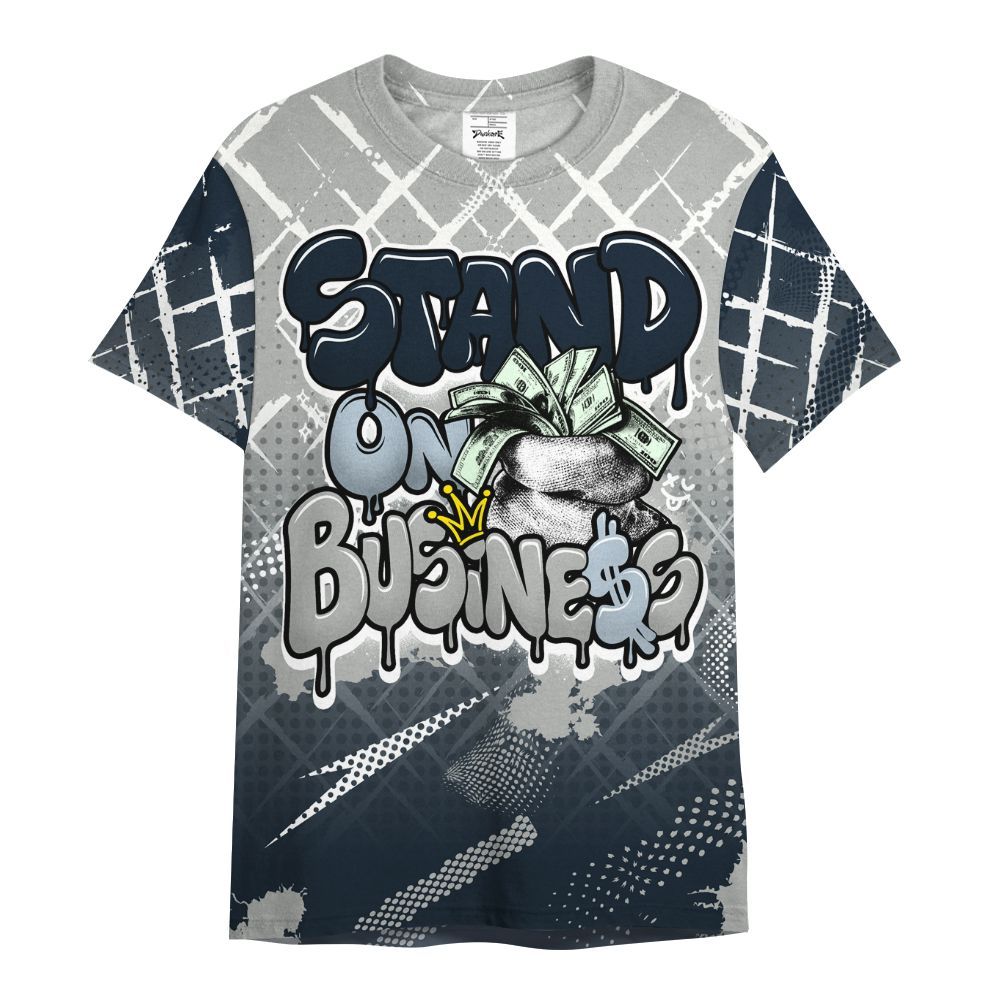 Shirt To Match Retro Georgetown 6s - Halftone Stand Business Dripping All Over Print