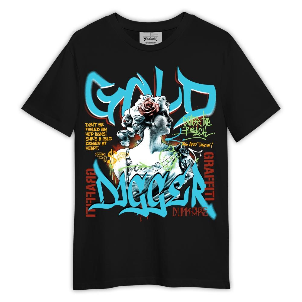 Shirt To Match SB Dunk Di'Orr Greenwood - Graphic Gold Digger Shirt Outfit