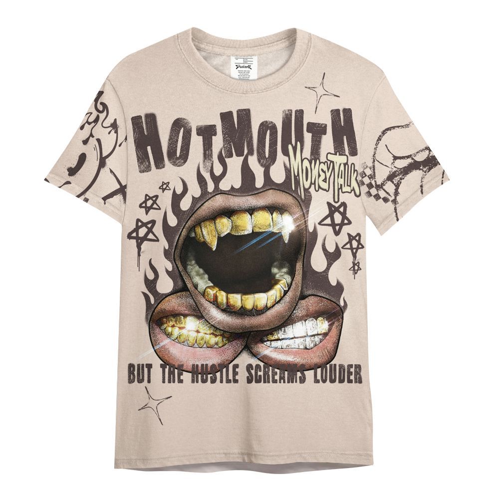 Shirt To Match A Ma Maniere X Fossil Stone 4s - Mouth Burning Street Style All Over Print