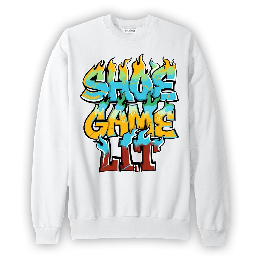 Sweatshirt To match SB Dunk Di'Orr Greenwood Sweatshirt - Shoe Game Lit Graphic Graphic