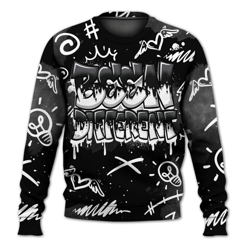 Sweatshirt To Match White Thunder 4s - Drip Been Di2ferent All Over Print