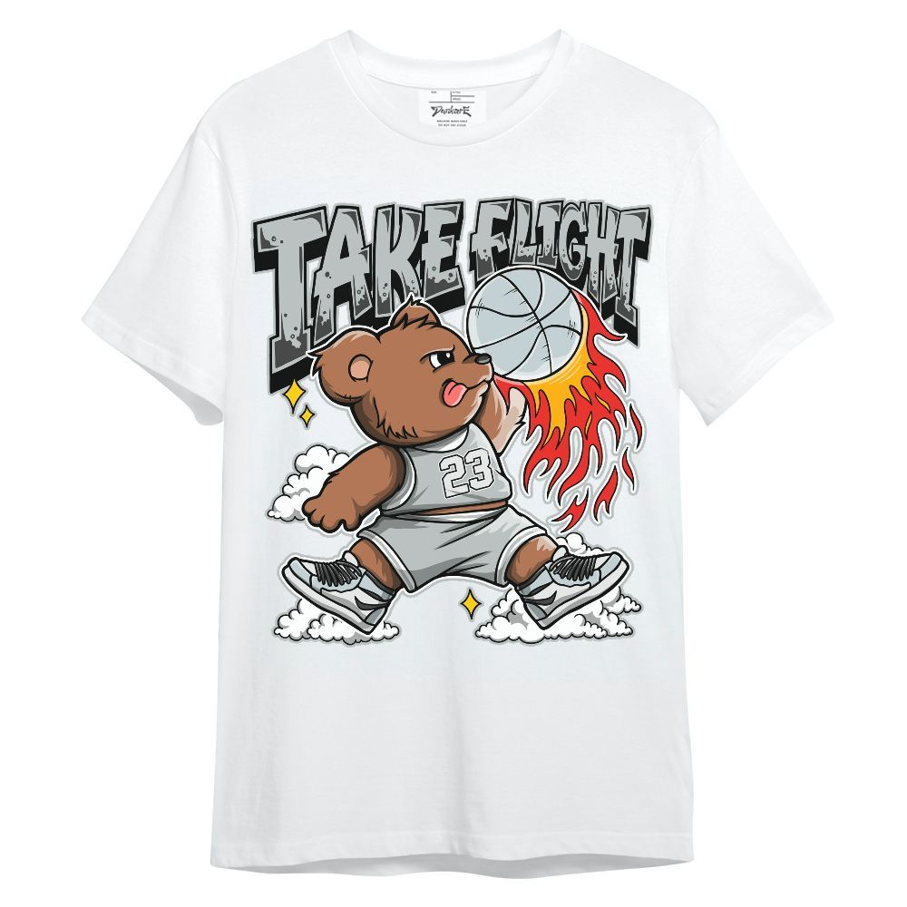 Shirt To Match Black Wolf Grey 12s - Number 23 Basketball Bear Unisex Shirt