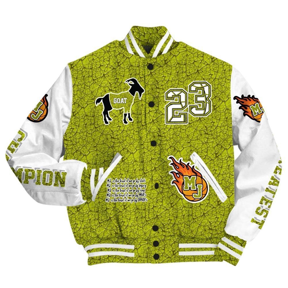 Varsity Jacket To Match Dunk Low QS Halloween Skull - 23 G.0.A.T Jump Up Basketball All Over Print