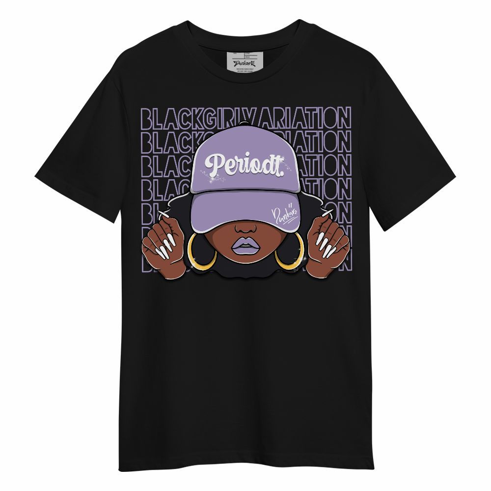 Shirt To Match Low Pure Violet 11s - Black Girl Variation Unisex Shirt