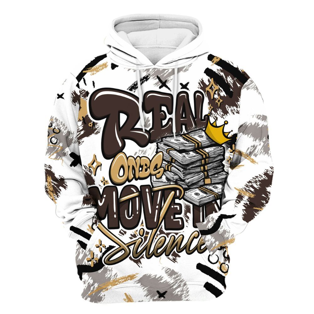 Hoodie To Match 2025 Retro Earth 5s - Real Ones Move In Streetwear All Over Print