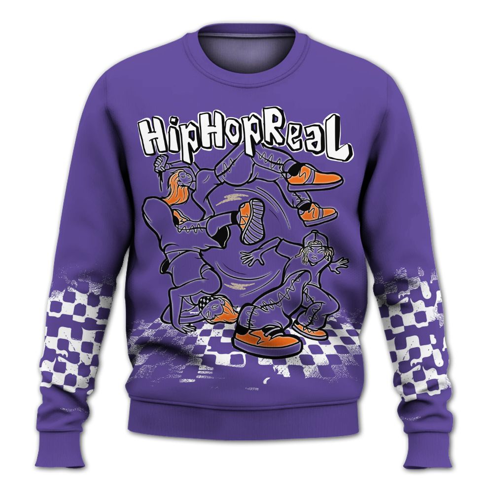 Sweatshirt To Match Air Max Waffle SP Voltage Purple - Feel Life Street Style All Over Print