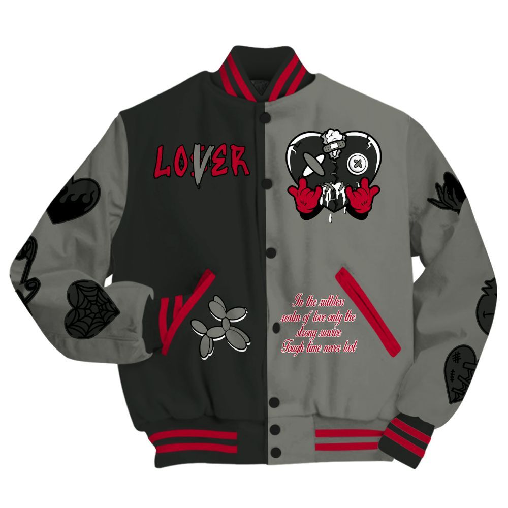Varsity Jacket To Match Shadow 2025 10s - Loser Lover Heartbreak All Over Print