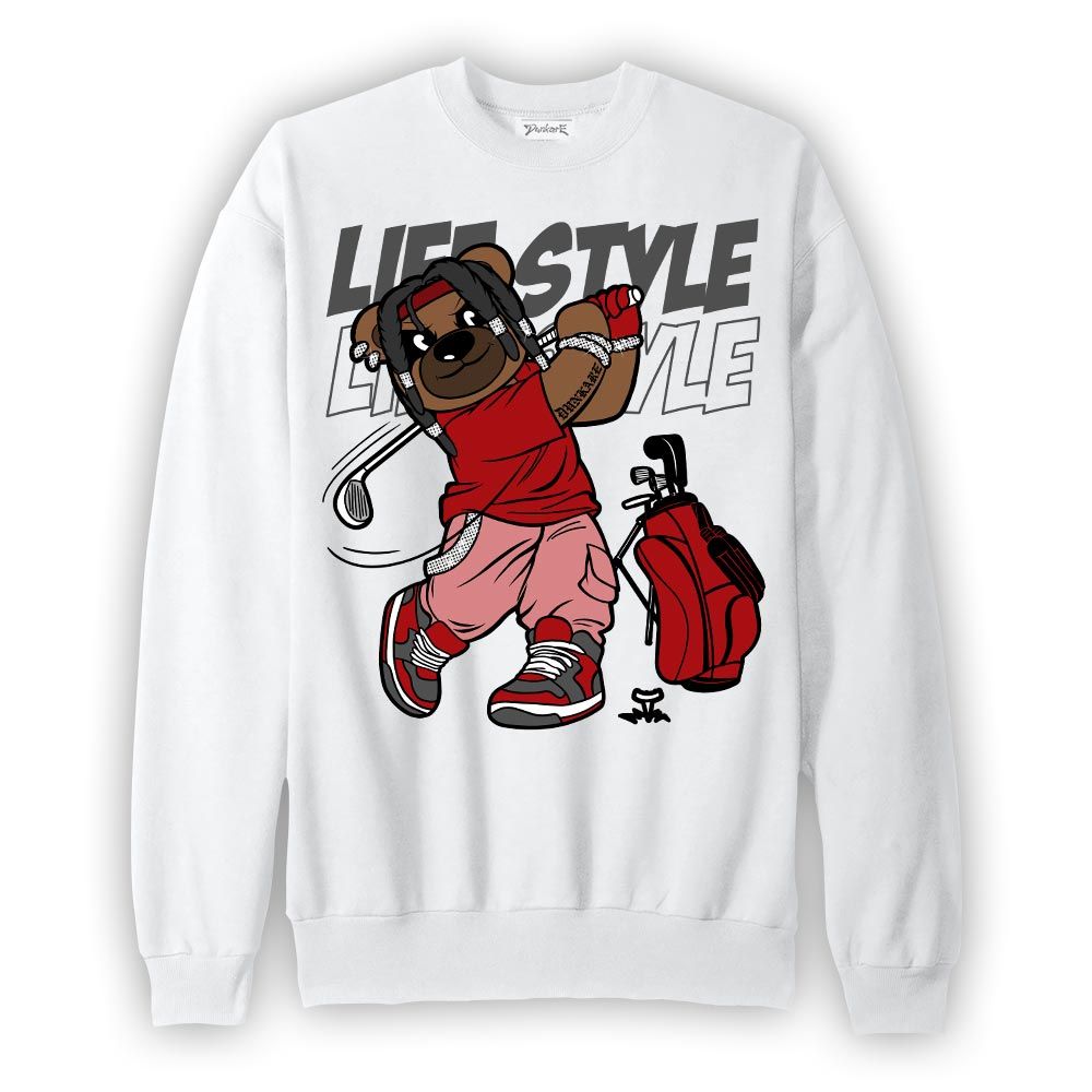 Sweatshirt To match Red Taxi 12s Sweatshirt - Way Of Living Bear Graphic