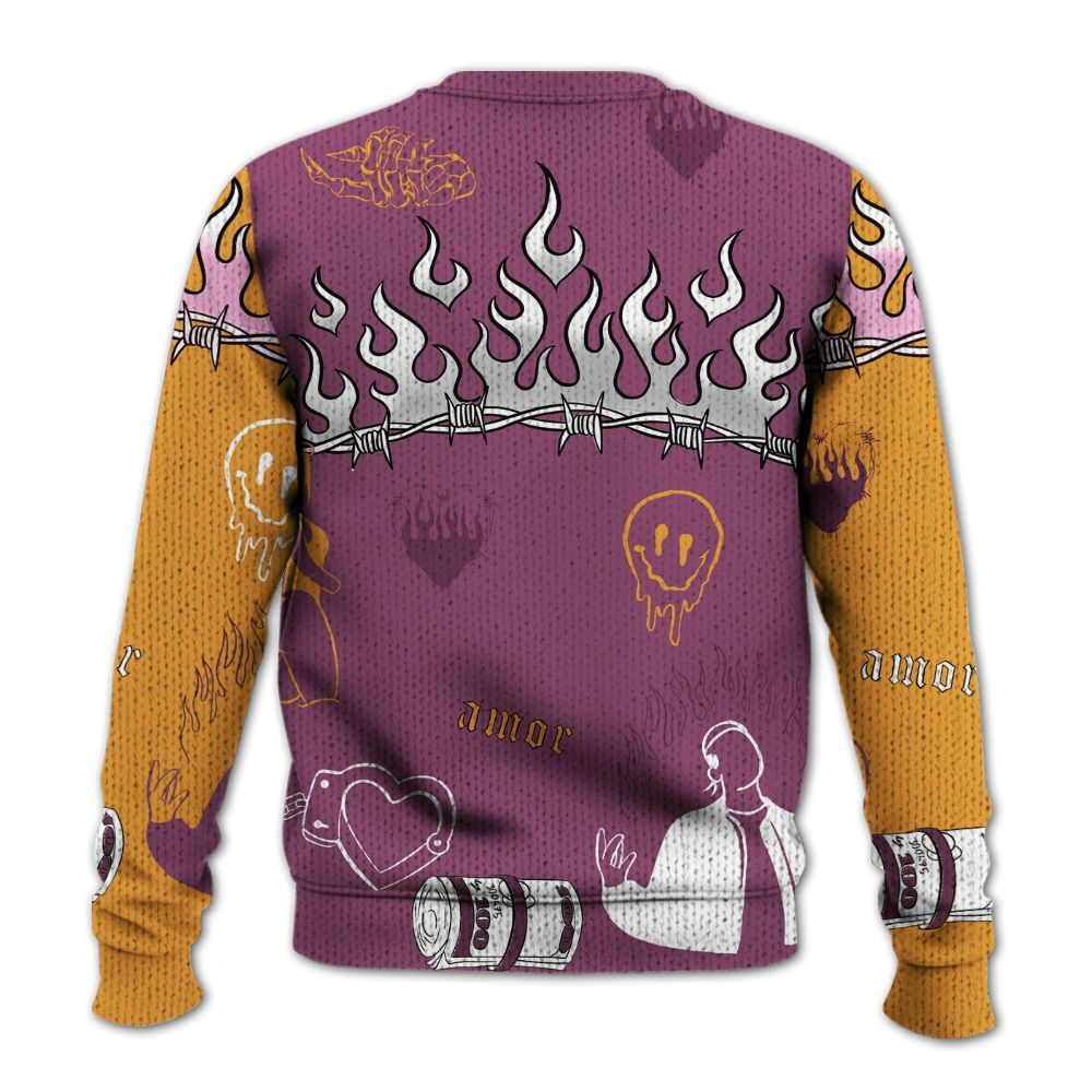 Knitted Sweater To Match High OG Brotherhood 1s - Snake Trust No One