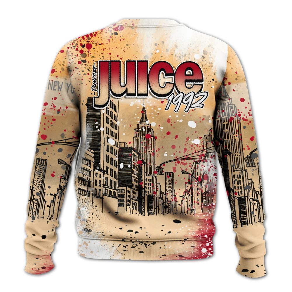 Sweatshirt To Match Retro Pizza GS 4s - You Got The Juice All Over Print