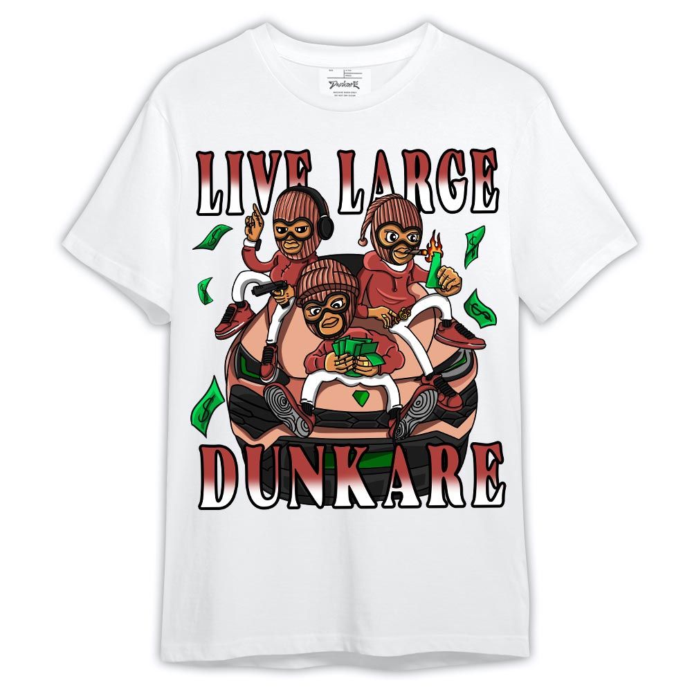Shirt To Match Dune Red 13s - Live Large Shirt Outfit 1005 TCD