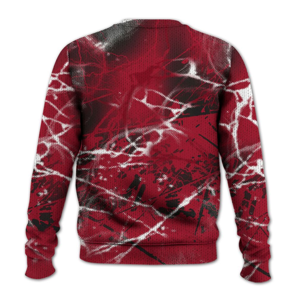 Knitted Sweater To Match High OG Black Toe Reimagined 1s - Shoe Game Crazy Graphic