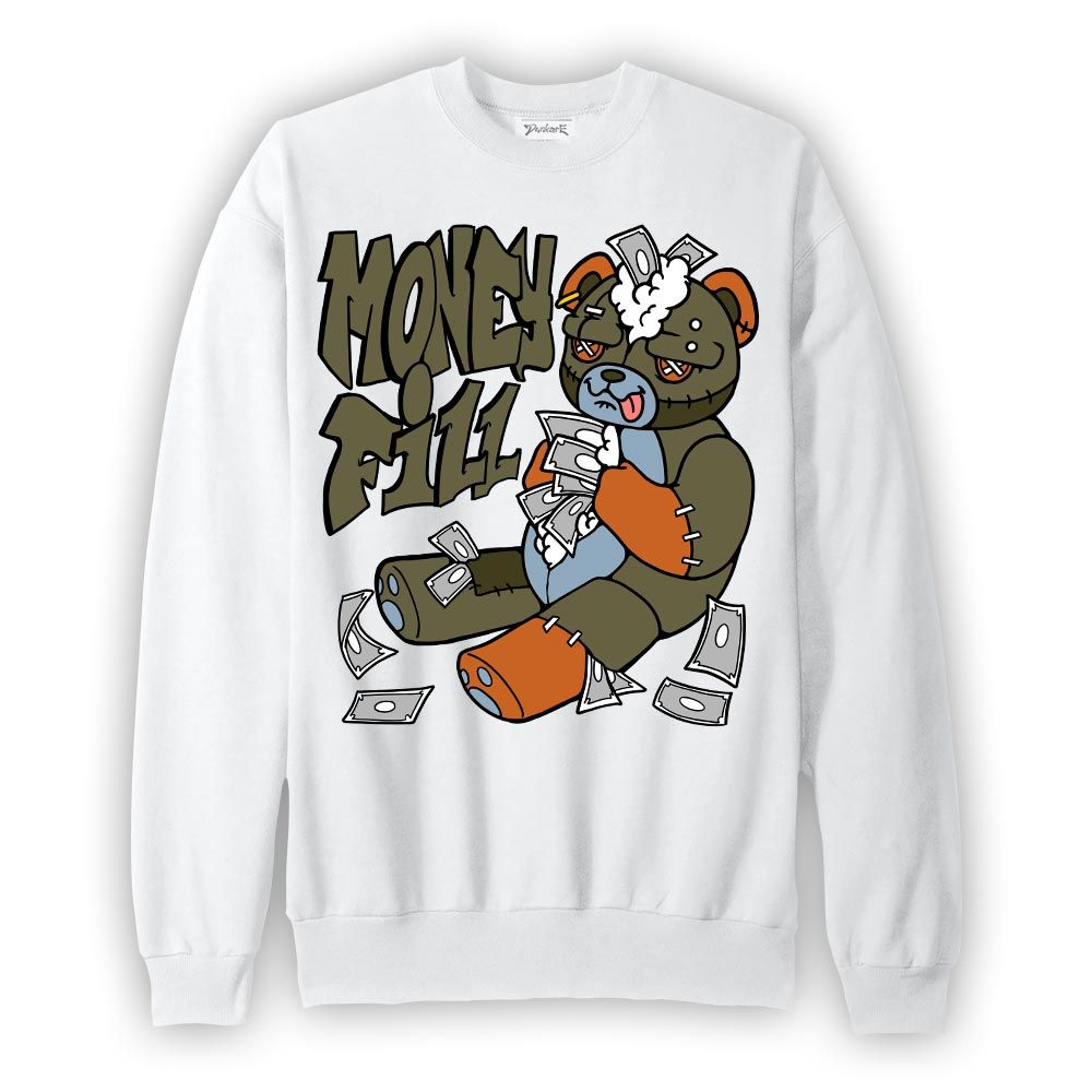 Sweatshirt To match Olive 5s Sweatshirt - Money Fill Hugz Graphic