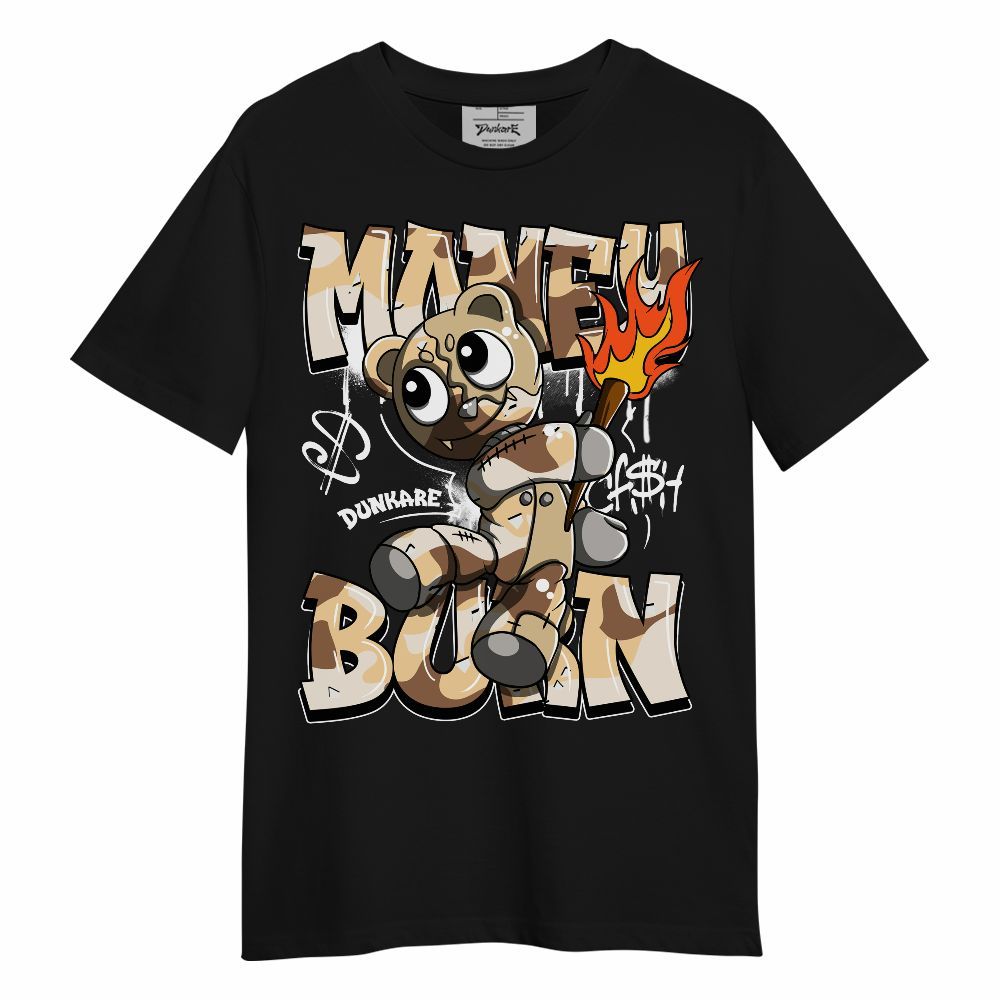 Shirt To Match Desert Camo 3s - Money Burn Unisex Shirt