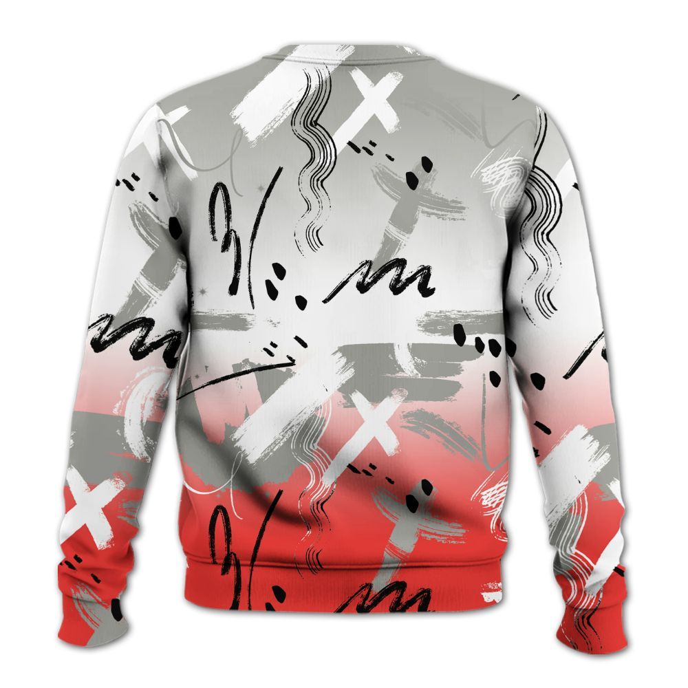 Sweatshirt To Match Vomero 5 Bright Crimson - Money Hustle Grind Pray All Over Print