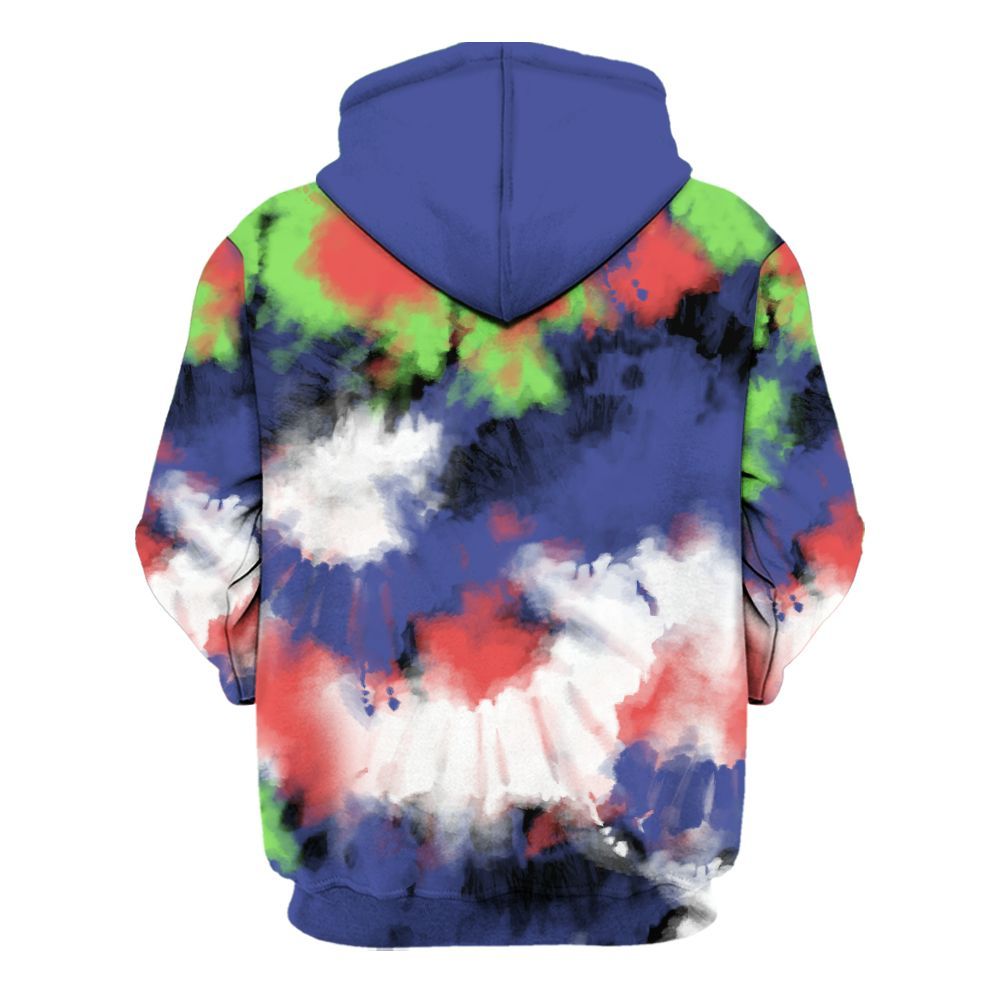 Hoodie To Match KD 4 Nerf - Tie Dye FK Around Find Out All Over Print