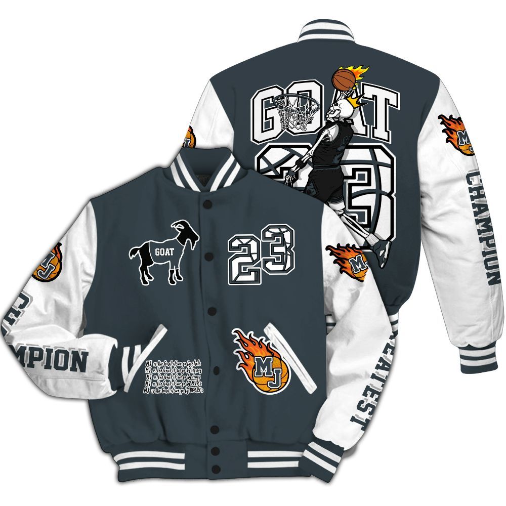 Varsity Jacket To Match Air Max Sunder Gore Tex Black - 23 G.0.A.T Jump Up Basketball All Over Print