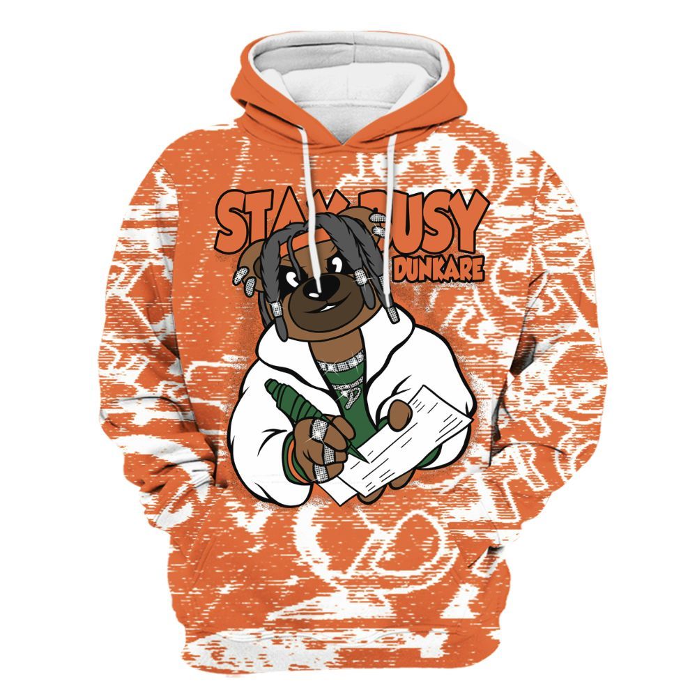 Hoodie To Match Low Miami 5s - Maintain Activity Bear Avant-Garde All Over Print