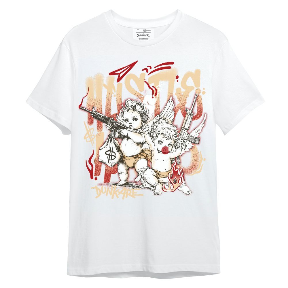 Shirt To Match Dunk Low Strawberry Waffle - Hustle Hard Angel Unisex Shirt