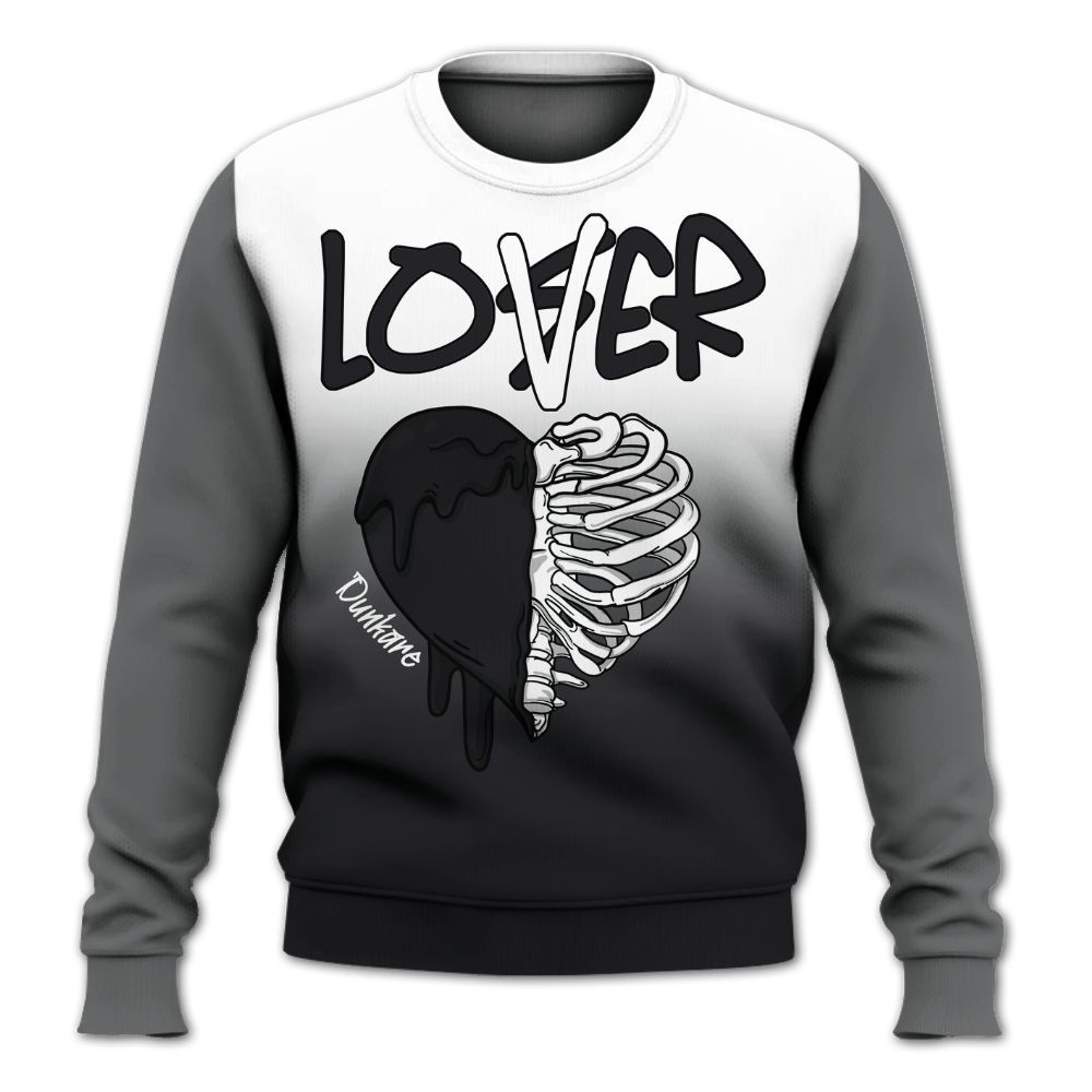 Sweatshirt To Match White Thunder 4s - Loser Lover Dripping All Over Print