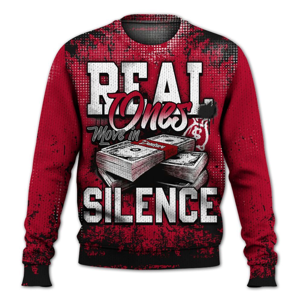 Sweater To Match Air Foamposite Pro Gym Red - Move In Silence Money Street Retro Graphic