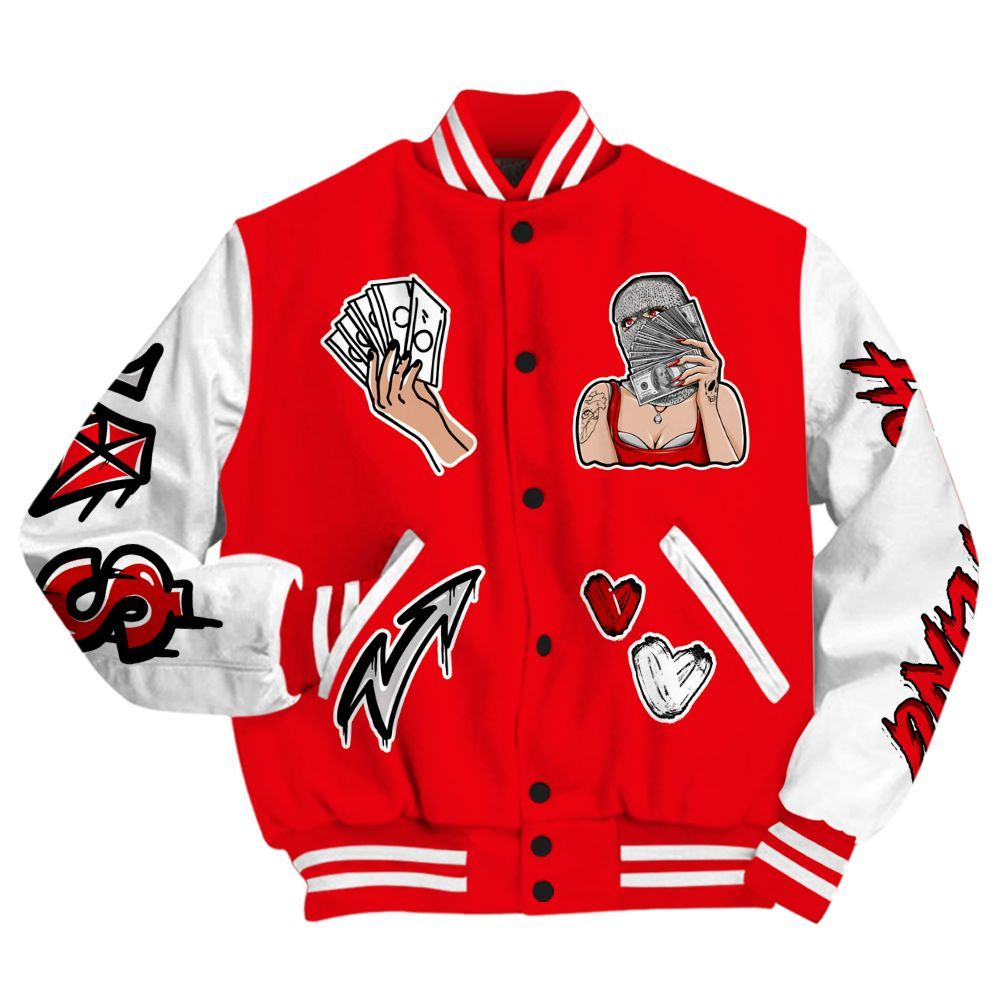 Varsity Jacket To Match Air Max 1 Low Poly - Hustling Unique All Over Print