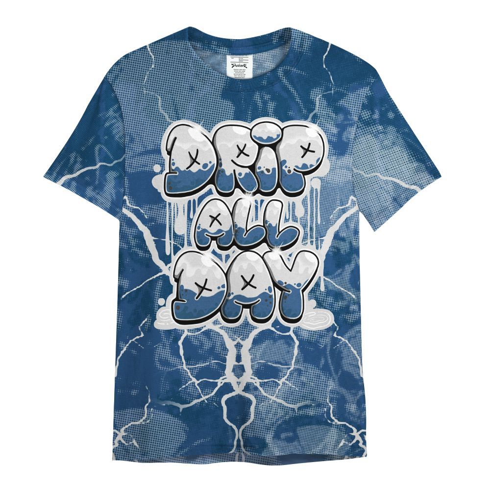 Shirt To Match High OG Midnight Navy 1s - DRIPPIN Days Graphic Halloween All Over Print
