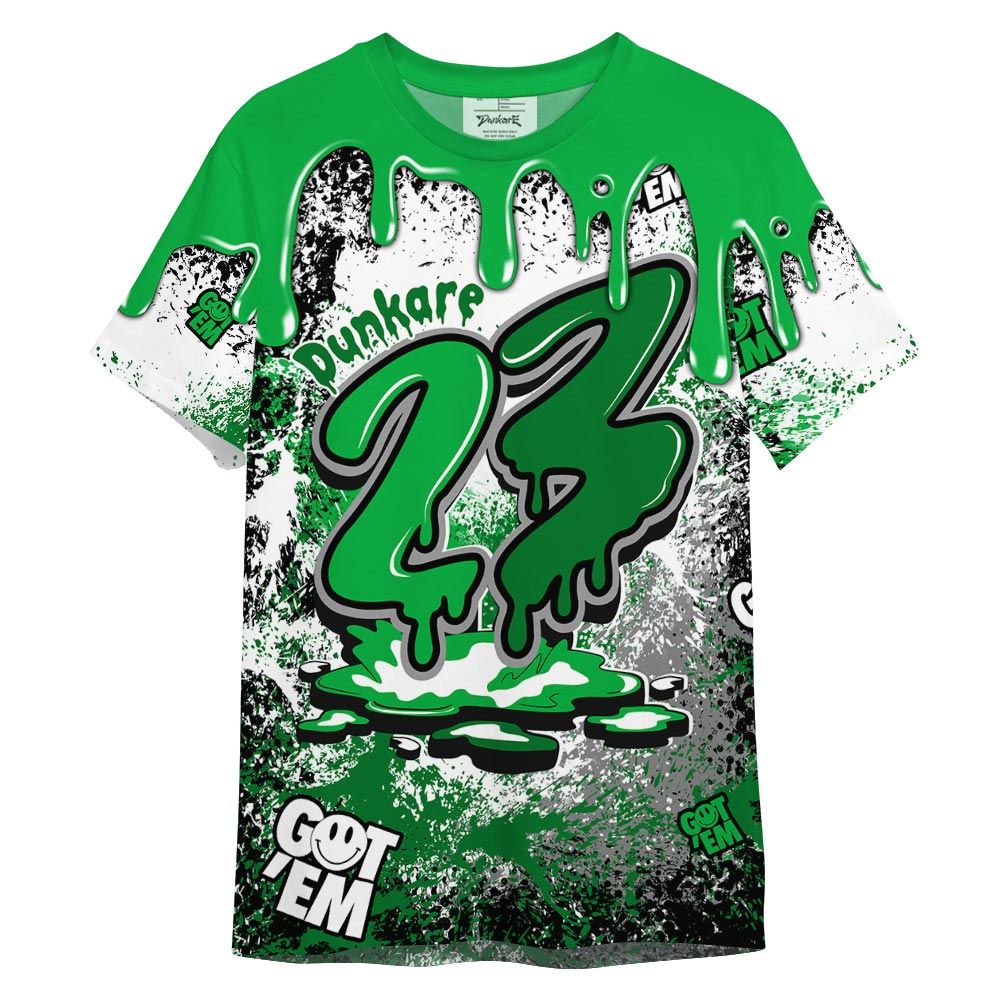 Dunkare Shirt Drip 23 Drip, Lucky Green 5s T-Shirt, To Match Sneaker Lucky Green 5s Graphic Tee HDT