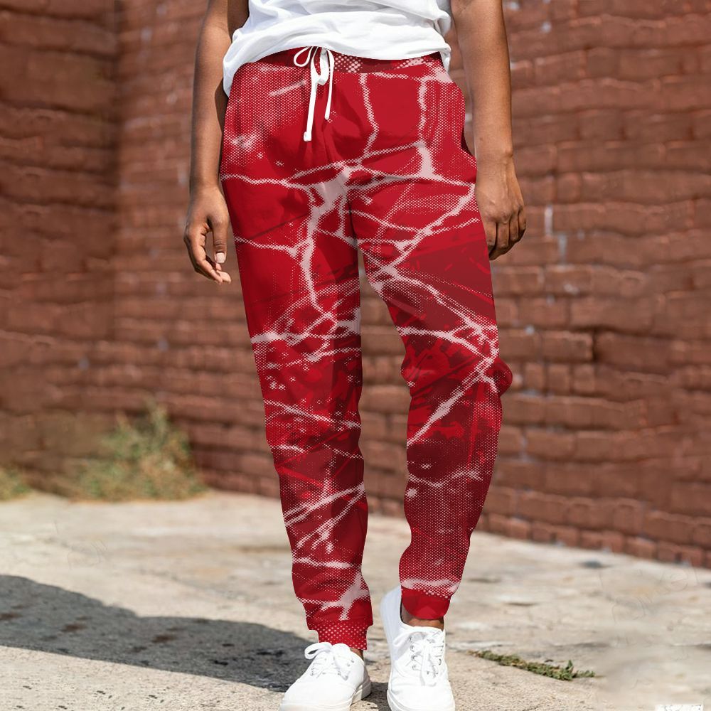 Sweatpant To Match Bred Velvet 11s - Profound All Over Print