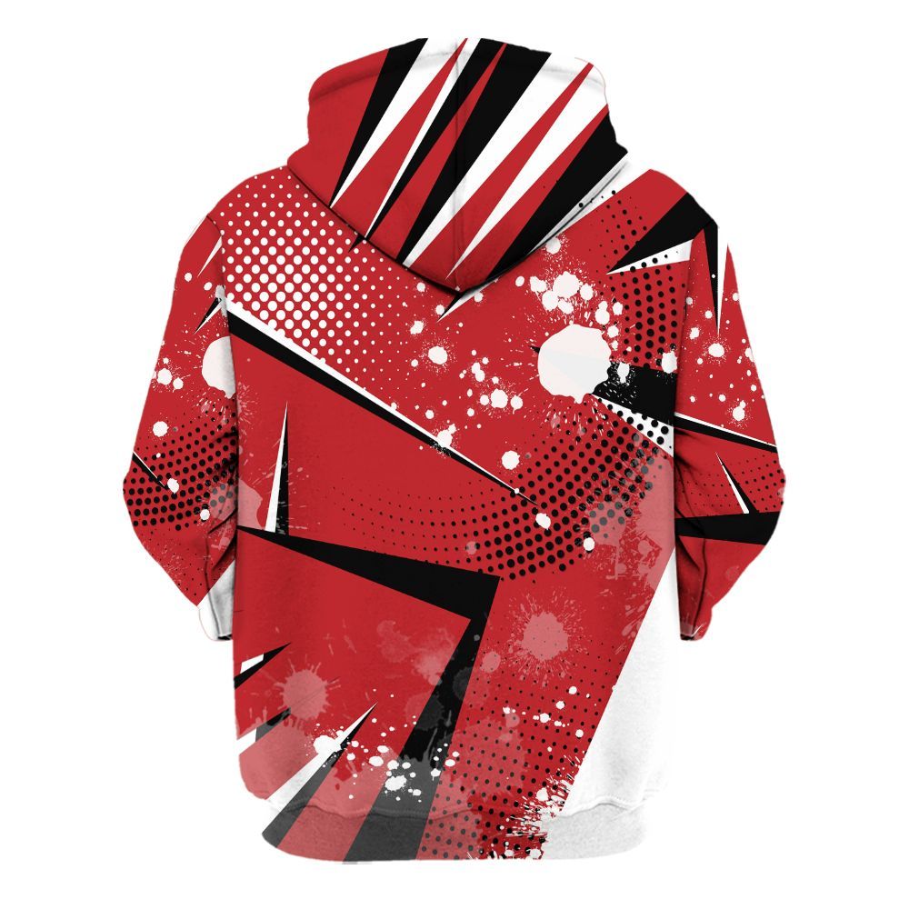 Hoodie To Match Retro Cherry 12s - Poly Trust No One Dripping All Over Print