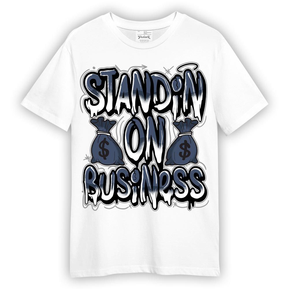Shirt To Match Low Diffused Blue 11s - Standin' Business Graphic Shirt Unisex
