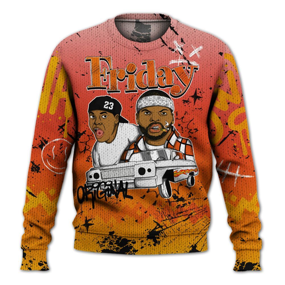 Knitted Sweater To Match Dunk High Candy Corn - Friday Sneaker Crayon