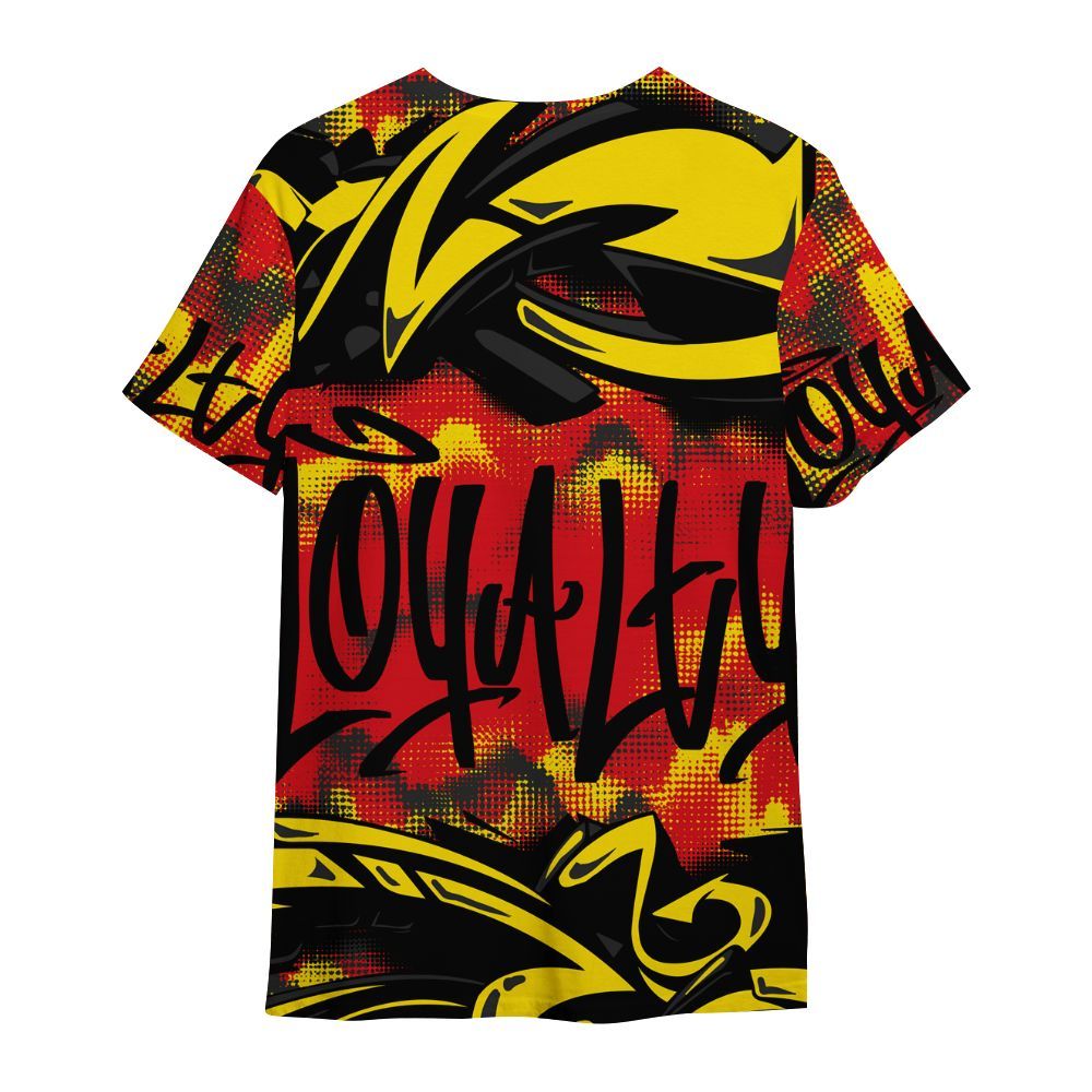 Shirt To Match Ferrari 14s - Loyalty Out Value Graffiti All Over Print