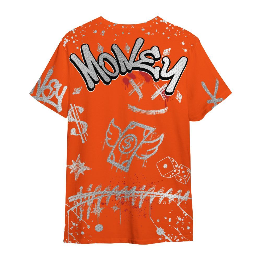 Shirt To Match Kobe 6 Protro Total Orange - Everybody Paid In Full Crayon All Over Print